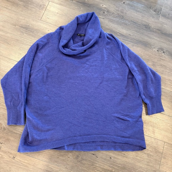 Eileen Fisher Sweaters - Eileen Fisher Merino Wool Funnel Neck Sweater Size Extra Large